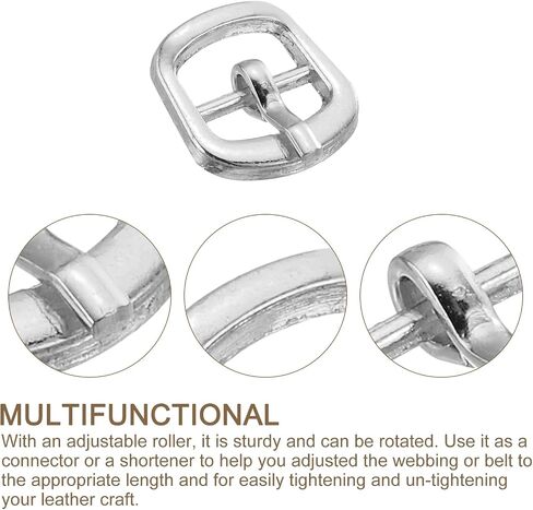 uxcell Metal Roller Buckles, Sewing Mini Buckle for Bracelets in Saudi Arabia
