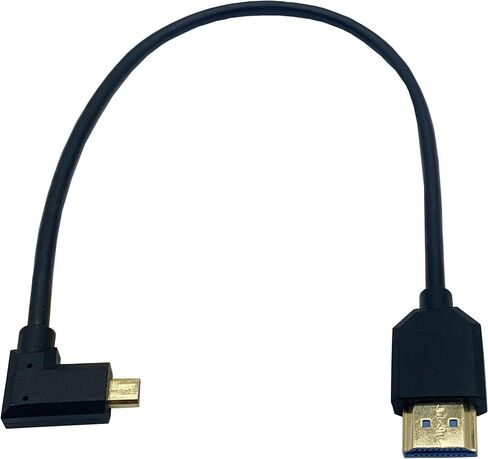 Halokny HDMI 8K Cable, Micro HDMI to HDMI Cable, 1Ft 8K@60hz HDMI Male to Micro HDMI Male High Speed Cord, for Portable Home Digital Devices, Notebook and More (Micro HDMI to HDM) in Kuwait