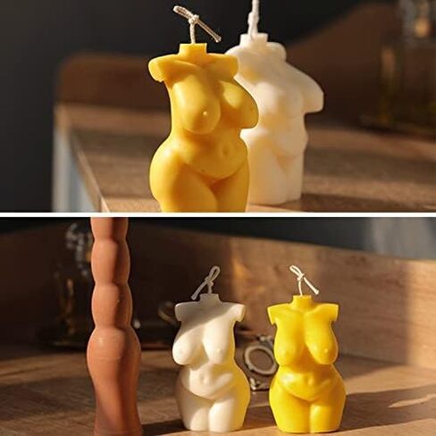 Silicone Mold Woman Body, Fat Female Candle Mold for Soy Wax, Plaster Resin Casting Mold for Candle Making, Epoxy Human Mold for Resin Casting, Homemade Soap Making DIY Craft in Saudi Arabia