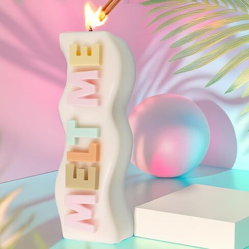 Cancer Wave Silicone Candle Mold for Candle Making, Zodiac Alphabet Pillar Resin Moulds for DIY Wax, Soap, and Epoxy Casting – Personalized Aromatherapy Craft Mold in Saudi Arabia