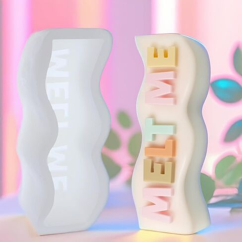 Cancer Wave Silicone Candle Mold for Candle Making, Zodiac Alphabet Pillar Resin Moulds for DIY Wax, Soap, and Epoxy Casting – Personalized Aromatherapy Craft Mold in Saudi Arabia