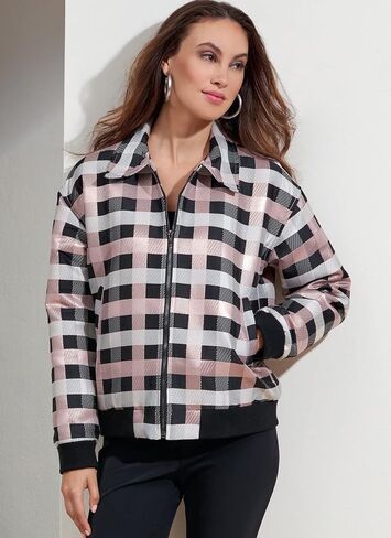 Vogue Unisex Bomber Jacket Sewing Pattern Kit, Code V1877, Sizes XL-2XL-3XL, Multicolor in Saudi Arabia