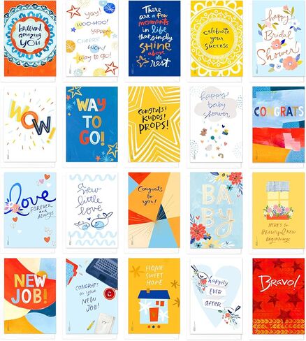 American Greetings 15-Count Congratulations Card Bundle with Envelopes- Baby, Wedding, and General Congrats in Kuwait