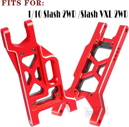 Upgrades Parts for 1/10 Slash VXL 2WD/Slash 2WD,Aluminum Front Rear Suspension A Arms w/Tie Bar Hops Up,Navy Blue (Only for Slash) in Saudi Arabia