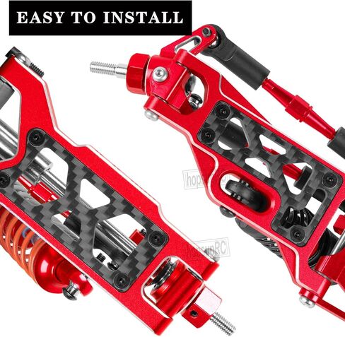 Upgrades Parts for 1/10 Slash VXL 2WD/Slash 2WD,Aluminum Front Rear Suspension A Arms w/Tie Bar Hops Up,Navy Blue (Only for Slash) in Saudi Arabia