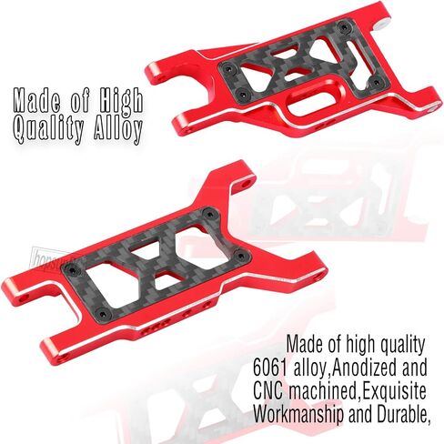 Upgrades Parts for 1/10 Slash VXL 2WD/Slash 2WD,Aluminum Front Rear Suspension A Arms w/Tie Bar Hops Up,Navy Blue (Only for Slash) in Saudi Arabia