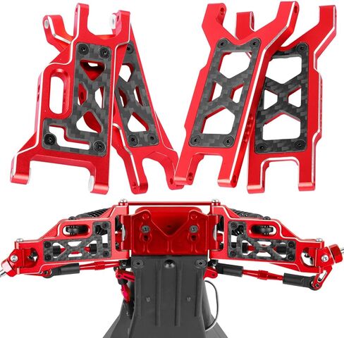 Upgrades Parts for 1/10 Slash VXL 2WD/Slash 2WD,Aluminum Front Rear Suspension A Arms w/Tie Bar Hops Up,Navy Blue (Only for Slash) in Saudi Arabia