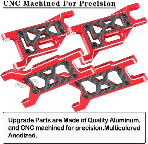 Upgrades Parts for 1/10 Slash VXL 2WD/Slash 2WD,Aluminum Front Rear Suspension A Arms w/Tie Bar Hops Up,Navy Blue (Only for Slash) in Saudi Arabia