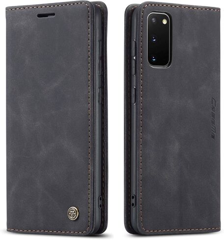 Samsung Galaxy S20+ Plus Case,Samsung Galaxy S20+ Plus Wallet Case, Magnetic Stand Flip Protective Cover Leather Case with ID & Credit Card Slots Holder Case for Samsung Galaxy S20+ Plus (Coffee) in Kuwait