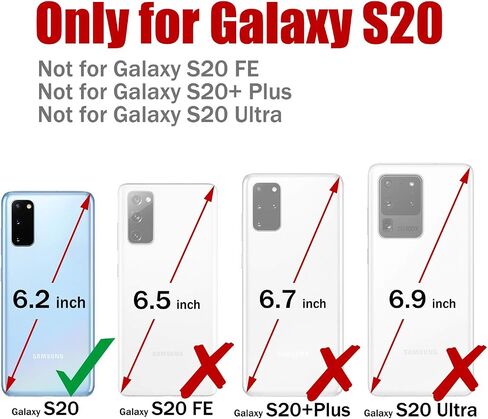 Samsung Galaxy S20+ Plus Case,Samsung Galaxy S20+ Plus Wallet Case, Magnetic Stand Flip Protective Cover Leather Case with ID & Credit Card Slots Holder Case for Samsung Galaxy S20+ Plus (Coffee) in Kuwait