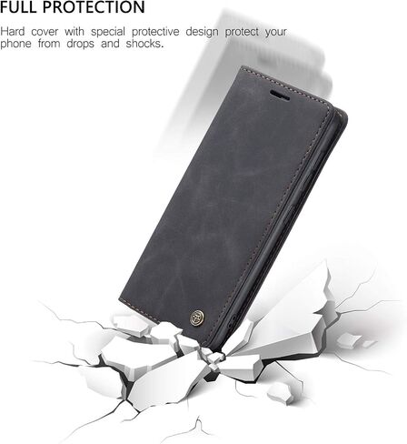 Samsung Galaxy S20+ Plus Case,Samsung Galaxy S20+ Plus Wallet Case, Magnetic Stand Flip Protective Cover Leather Case with ID & Credit Card Slots Holder Case for Samsung Galaxy S20+ Plus (Coffee) in Kuwait