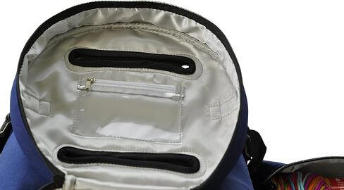 حقيبة الحياكة والكروشيه مع الملحقات - حمل تخزين الغزل المقاوم للماء وخالية من التشابك ، حامل لوازم الكروشيه و WIP Project مع جيب واضح - قوي وخفيف الوزن - مجموعة من 3 in Kuwait