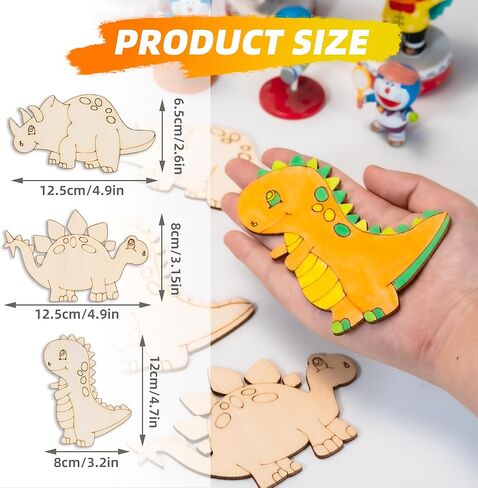 تفضل الحفلات التي تحمل عنوان البناء للأطفال. مجموعة معبأة من 12 DIY تشاحن الشاحنات الخشبية الطلاء في الدهانات والفرشاة والشاحنة الخشبية والبطاقة الشخصية. تفضل حفلة عيد ميلاد مثالية وأكياس نهب in Kuwait