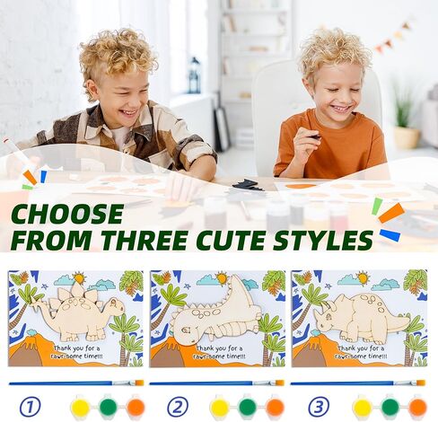 تفضل الحفلات التي تحمل عنوان البناء للأطفال. مجموعة معبأة من 12 DIY تشاحن الشاحنات الخشبية الطلاء في الدهانات والفرشاة والشاحنة الخشبية والبطاقة الشخصية. تفضل حفلة عيد ميلاد مثالية وأكياس نهب in Kuwait