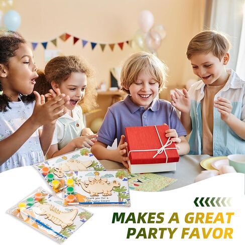 تفضل الحفلات التي تحمل عنوان البناء للأطفال. مجموعة معبأة من 12 DIY تشاحن الشاحنات الخشبية الطلاء في الدهانات والفرشاة والشاحنة الخشبية والبطاقة الشخصية. تفضل حفلة عيد ميلاد مثالية وأكياس نهب in Kuwait