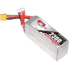 Gaoneng GNB 6S 22.2V 2300MAH 50C XT60 RC LIPO بطارية لـ DYNAM 1000MM-1500MM طائرة هليكوبتر للطائرة الطائر