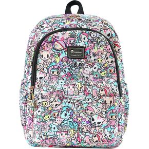 Tokidoki Unicorno Travel Laptop Backpack For Women, Cute Backpack For Dailyuse Canvas, Casual Daypack Shoulder Bag Fashion Anime Bags (Colourful)
