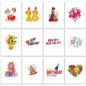 MAMACHU 12 PCS MINI Diamond Painting Kits ، Butterfly Diamond Art Kits للمبتدئين ، وأطقم فنون الماس المربعة للديكور المنزلي ، وفن الأحجار الكريمة المصغرة في غضون ساعة ، بحجم 6 × 8 بوصة