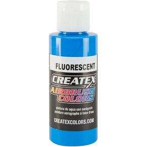 Createx 5403-02 Fluorescent Airbrush Color, Blue