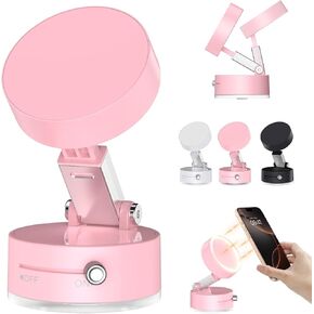 DUEDUE Magnetic Car Phone Mount 2025 Rotation Dashboard Phone Holder for Car, 10X Stronger Vacuum Suction & High Magnetic Magnet, Foldable Retractable Phone Mount Compatible with iPhone/Samsung,White in Kuwait