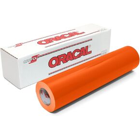 Oracal 651 Glossy Vinyl Roll 24 Inches by 150 Feet - Orange