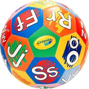 Crayola Score n 'Explore Size Size 5 Color Ball - Alphabet Explorer ، كرة كرة القدم التفاعلية للتلوين للأطفال ، كرة متعة في التعلم لعبة.
