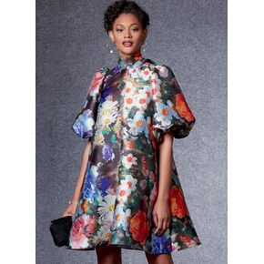 Vogue Patterns V1723B5 تفتقد مناسبة خاصة ، B5 (8-10-12-14-16) ، أبيض