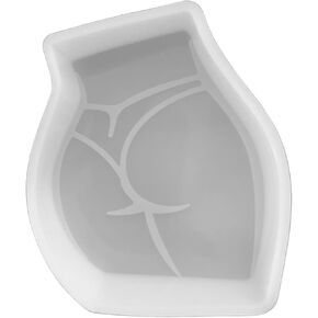 Butt Cheeks Thong Cheeks Silicone Freshie Mold Handprint Car 3.4x4.1x0.8" Aroma Beads Oven Safe Naked Booty Striper Manly for Men Inappropriate Silicone Mold