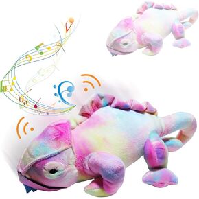 ألعاب الكلاب التفاعلية ، ترقية لعبة Pet Plush النشطة للملل والملل والغناء المتحرك للكلاب كرتون قابلة للغسل