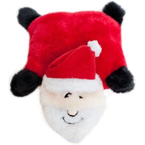 Zippypaws عطلة Squeakie pad santa speceaky لا حشو لعبة الكلب