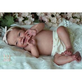 Anano LifeLike Reborn Baby Baby Dolls Silicone Full Body 20inch واقعية حديثي الولادة دمى تبدو الحياة الحقيقية مثل دمية الطفل على قيد الحياة بشكل تشريحي ، فتاة دمية ، كل الفينيل