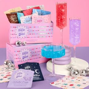 Xo ، Fetti x Art of Sucre Eras Cotton Candy Glitter Drink Bombs - 11 PC ، Edible Glitter | زخارف البكالوريوس ، لصالح حفلة عيد الميلاد ، لوازم الحفلات ، هدية وصيفات الشرف ، ملحق شابير يوم الحادي والعشرين