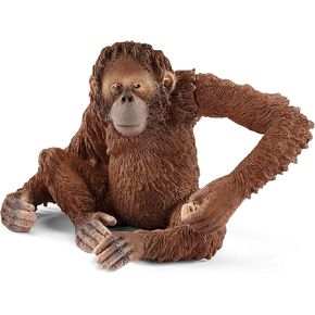 Schleich Wild Life ، تمثال للحيوان ، ألعاب حيوانية للبنين والبنات من 3 إلى 8 سنوات ، أنثى أورانجوتان ، عمرها 3 سنوات