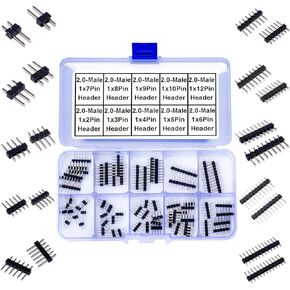 2.0mm Pin Header,Female Straight Dual Row Header Pin 180 Degree Connector,2x2 2x3 2x4 2x5 2x6 2x7 2x8 2x9 2x10 2x12 Pin Header for PCB Board (KI-2.0-Dual-Str-Female) in Kuwait