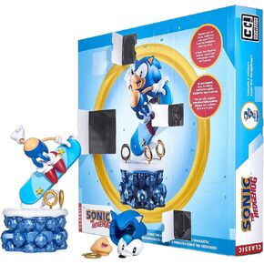 CC Countdown Characters 2024 Sonic the Hedgehog Tails Collectible Figure - Official SEGA Merchandise - Buildable Advent Calendar Statue