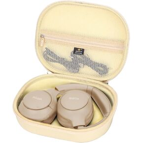 Aproca Pink Portable Headphones Case, for TOZO HT2 Hybrid Active Noise Cancelling Headphones and Accessories