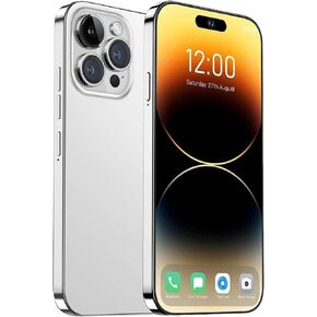 A14 Pro Max Unlocked Phones,8GB+256GB Ultra Memory Cell Phone,Android 14.0 Smartphone,6800 mAh Battey,6.82-inch HD Screen,Dual SIM, Dual Standby,5G Phone.(Grey)