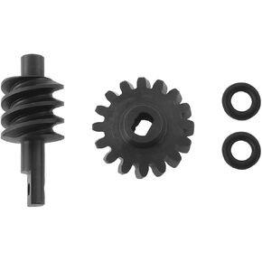 طقم 16T الصلب والتروس الدودي لـ 1/24 RC Carler Cars Axle Upgrade Parts متوافقة مع SCX24 C10 JLU Gladiator Bronco Deadbolt