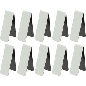 مرجعية مغناطيسية من Patikil ، 10pcs Book Book Marks Magnet Page Marks for Book Reading Men Women Teacher Reader Conters ، Brown