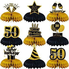 9 أجهزة الكمبيوتر الـ 50 عيد ميلاد مركزية مركزية 50 ديكورات عيد ميلاد الرجال سعيد 50 ديكور عيد ميلاد 50