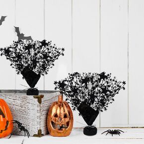 4 PCS Halloween Foil Spray Center Decoration -Decoration مع STAR Party Tabletop Favor Form