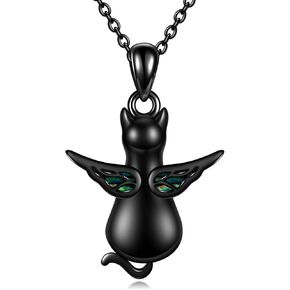 AXOMY Phoenix Necklace for Women 925 Sterling Silver Black Onyx Phoenix Pendant Necklace Phoenix Jewelry Gifts for Her, not known