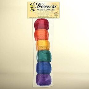الإبرة الاستعمارية Presencia Perle Cotton #3 Sampler Pack-Crayon