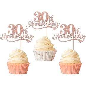 RSSTARXI 24 Pack Cupcake Toppers Glitter Heaits to 50 Years Cupcake Cupcake for Happy 50th Anniversary Birthday Retirement Party Cake Decorations Supplies Gold