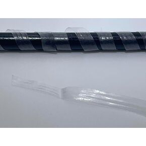 klear تمتد السيليكون مرنة واضحة غير مرئية 1/4 "لأخير صدرية سوار السباحة للملابس الداخلية ، ساحة لكل ترتيب (10)