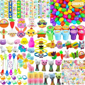 300pcs بيض عيد الفصح بالجملة مع ألعاب داخل بيض عيد الفصح بيض البلاستيك لبيض عيد الفصح 100 حزمة سلة عيد الفصح حشو هدايا عيد الفصح الحفلات الحفلات للأطفال الصغار