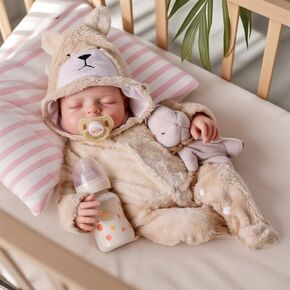 Babeside LifeLike Reborn Baby Dolls Boy ، 17 بوصة من الولادة واقعية حقيقية دمى طفل واقعية فينيل ناعمة وقطعة قماش فتاة طفل مع ملابس وهدية لعبة للأطفال 3+