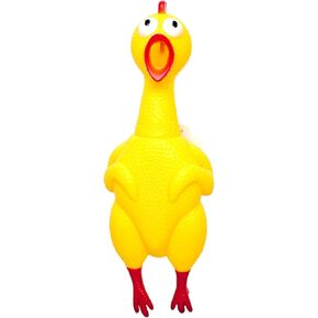 Big Rubber Chicken Collectible Mix (9.5") Assorted Colors. Classic Gag Gift Rubber Toy (Blue) in Saudi Arabia