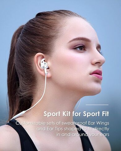 سماعات الأذن بالوفو البرق مع سماعات الرأس mircrophone لعلاج أذن للتمرين الرياضي MFI معتمدة من الضوضاء العزل المتوافقة مع iPhone 14 13 12 11 Pro Max iPhone XS Max XR iPhone 8 P 7 P Neoflow Black in Kuwait