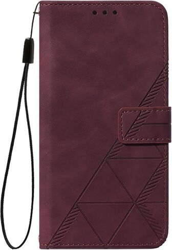 حالة من موتورولا موتو G 5G 2025 حالة محفظة الرجال بو الجلود مع حامل البطاقة كيكستاند الورقة المغناطيسية Flip Flip Froofchproof Protection Phone for Motorola Moto G 5G 2025 Black YB in Kuwait